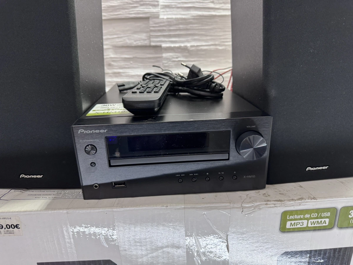 Pioneer X-HM10 CD RECEIVER Mit Boxen Und Fernbedienung