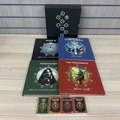 MONTE COOK'S UNSICHTBARE SONNE 4 BÜCHER SAMMLUNG MIT KARTEN RPG ROLLENSPIEL FANTASY