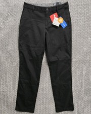 NWT Puma Mens Dealer Golf Pants Black Stretch Moisture Wicking 28x30
