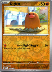 Diglett 103/197 Obsidian Flames Reverse Holo Common
