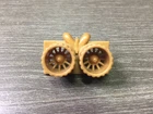 1988 GI JOE Destro's DESPOILER EXHAUAST Hasbro Original Vehicle Part Gold