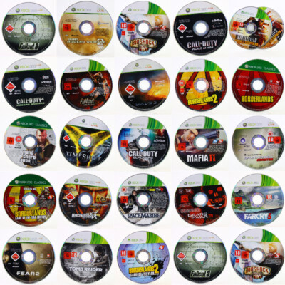 Microsoft Xbox 360 PAL Shooter Action USK 18 NUR CD Spielesammlung Auswählen
