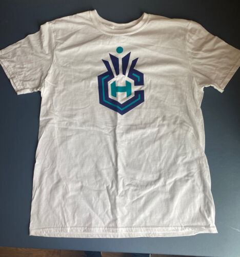 NBA Basketball Charlotte Hornets T-Shirt Large Classic Fit Herren Tee Weiß Neu - Bild 6 von 7