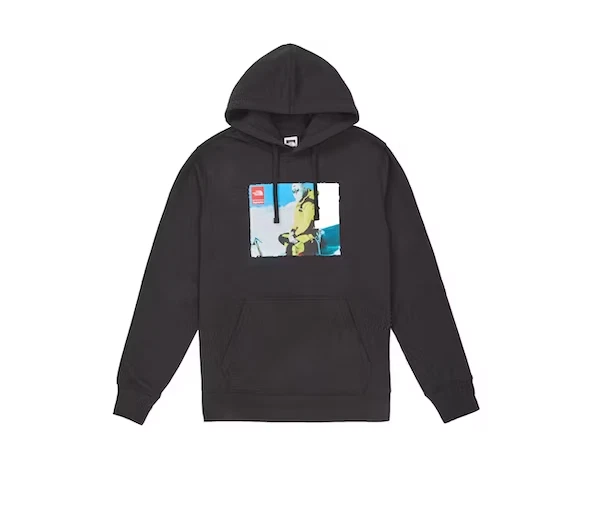 Sweat shirt à capuche photo Supreme x The North Face noir grand