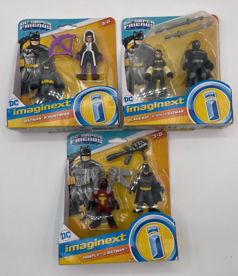 DC Super Friends Imaginext Batman Firefly Huntress 2-pk Figure Set New Sealed