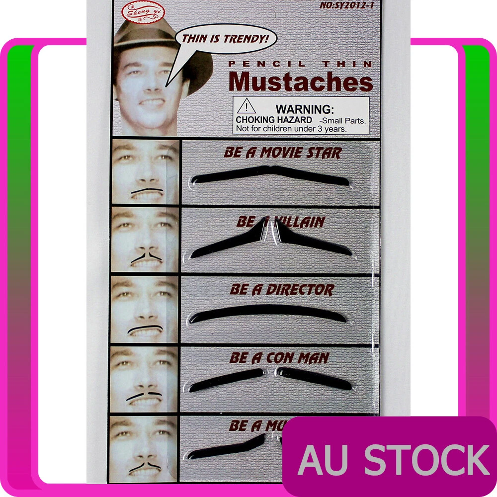 Pencil Thin Mustache Beard