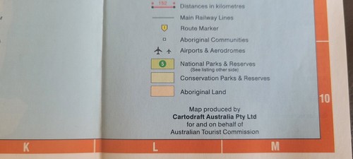 Vintage NEW 1999 Visitors' Map Australian Tourist Commission ~ major events - Picture 3 of 4