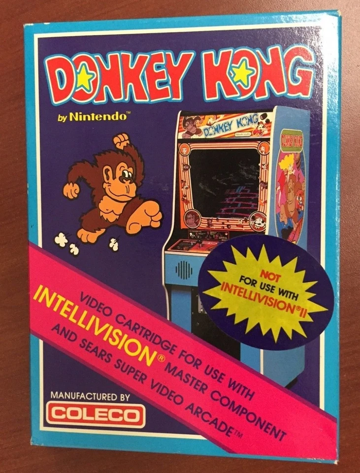 Donkey Kong by Nintendo | Intellivision | Coleco (Factory Sealed!)  - Image 3 of 3