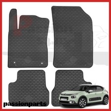 TAPPETI CITROEN C3 DAL 2017 IN GOMMA TAPPETINI SAGOMATI SU MISURA KIT 4 PEZZI