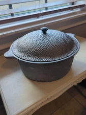 Heavyweight Vintage Antique Cast Aluminum Guardian Service Pot/Casserole Dish