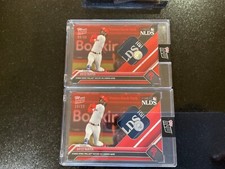 2023 Topps Now BRYCE HARPER Game-Used Base Relic PHILLIE RED /10 NLDS  2 Homers