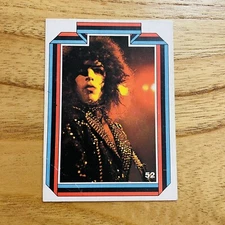 1981 Paul Stanley Kiss Stani Argentina Rare Trading Card Rookie #52