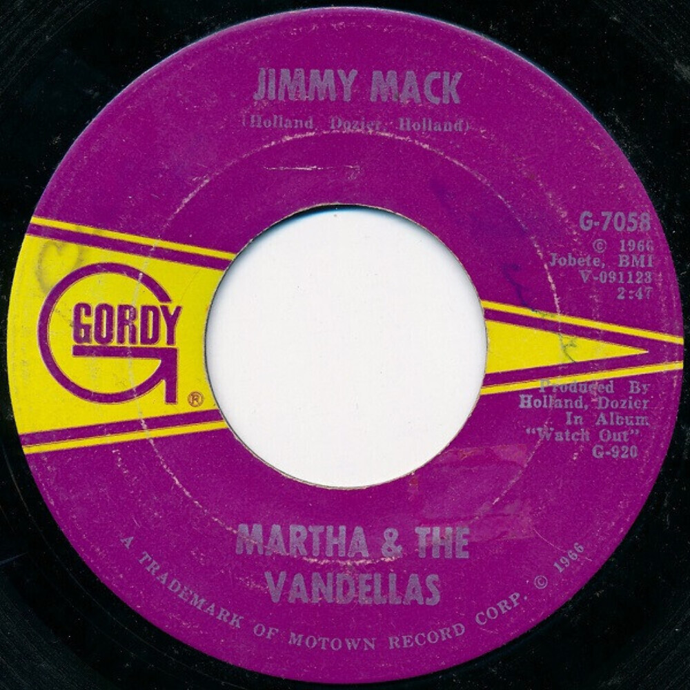 Martha Reeves & The Vandellas - Jimmy Mack - Gordy - G-7058 - 7", Single,  RP, Am | eBay UK