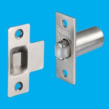 Adjustable Door Ball Roller Catch With Strike Plate, Wardrobe, Cupboard, Cabinet