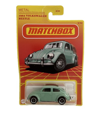Matchbox MBX Road Trip 2018 – ‘62 Volkswagen Beetle Blue Die-Cast Car