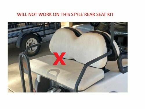 4PCS Brown Club Car Seat Covers Diamond Stitching for DS Golf Cart 2000.5-2013