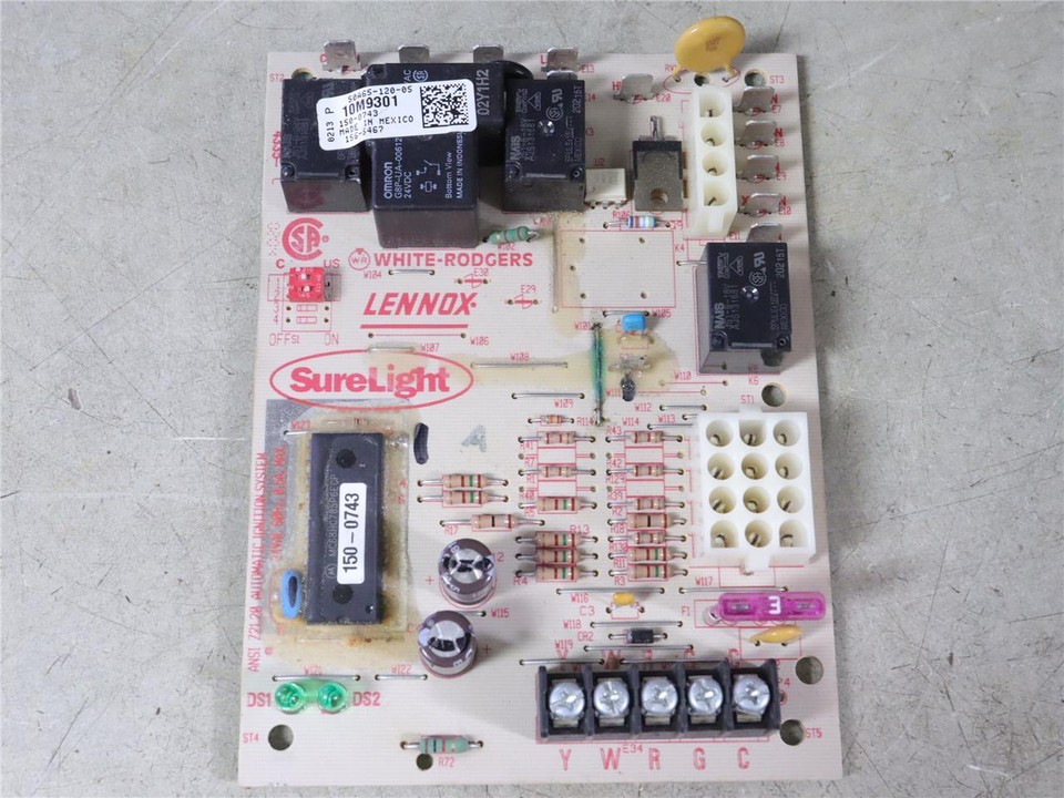 LENNOX SureLight 50A6512005 Furnace Control Circuit Board 10M9301 eBay