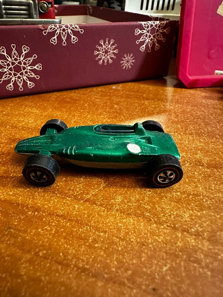 Turbina Shelby Hot Wheels Redline 1969 verde negro interior Grand Prix original Foto 3 de 4