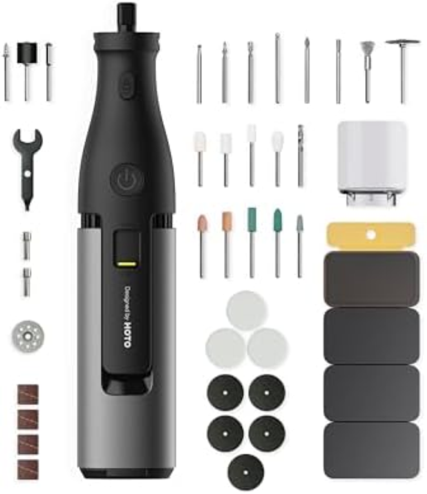 HOTO Strumento Multifunzione, Trapano a Batteria da 12V con VelocitÃ  Massima di