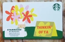Starbucks Card #6311 - THINKIN' OF YA © 2023 (No Value) MINT