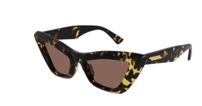 サングラス BOTTEGA VENETA Woman Sunglasses Brown BV1101S 002 Bottega Veneta BV1101S 002 Havana/Brown Cat Eye Women's