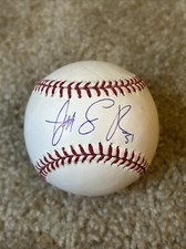 DANNY SALAZAR CLEVELAND INDIANS SIGNED BASEBALL OMLB Auto Autograph