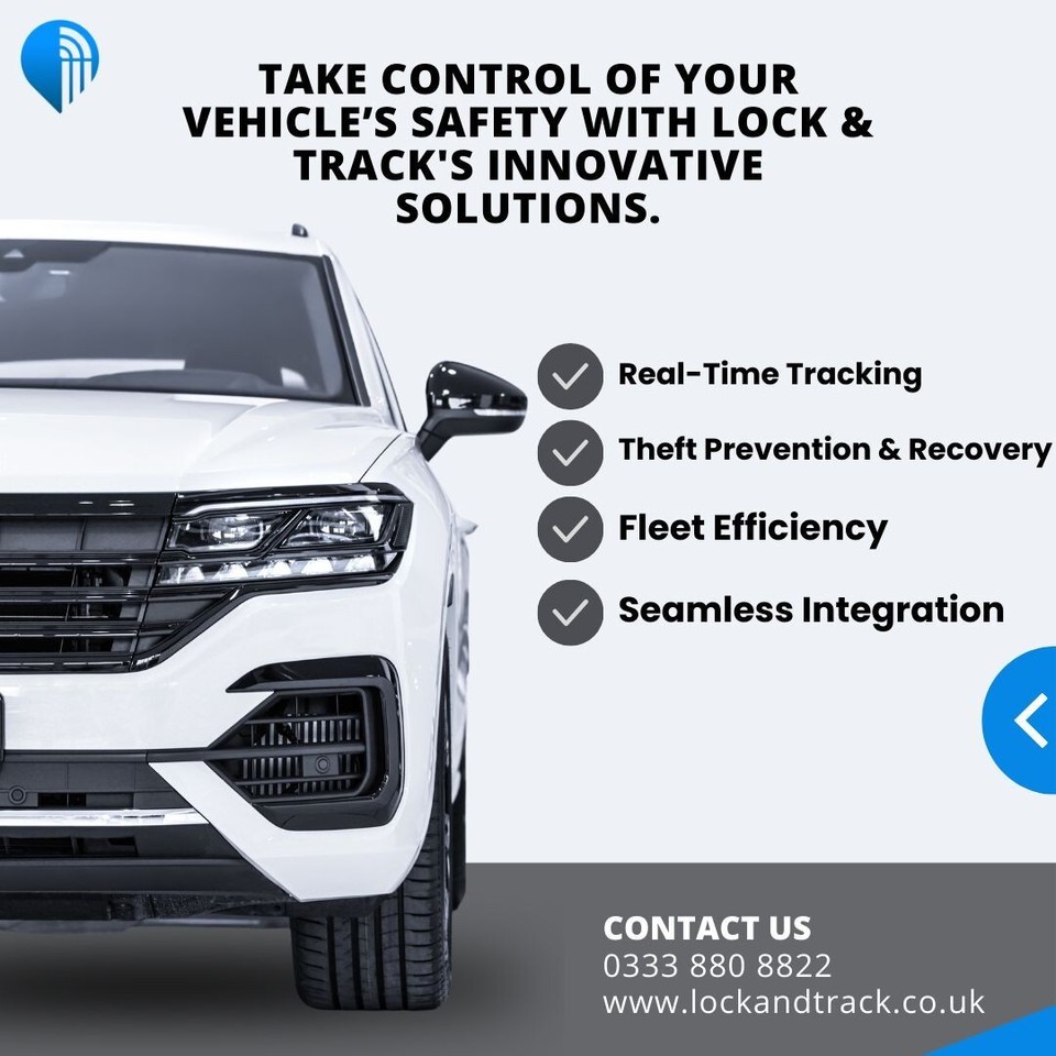 GPS TrackerLock & Track Easy Install Vehicle Van Motorbike Caravan Car