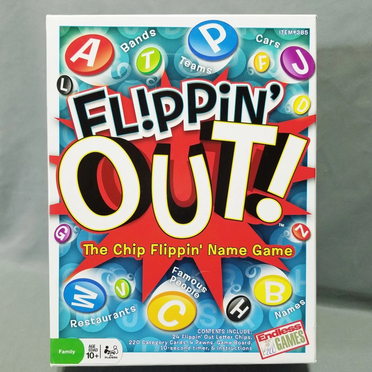 Flippin Out Fast Family Party Word Guessing Board Game