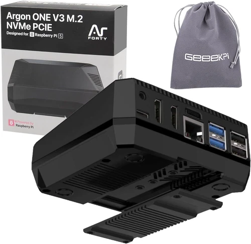 Argon One V3 M.2 NVME PCIE Gehäuse für Raspberry Pi 5