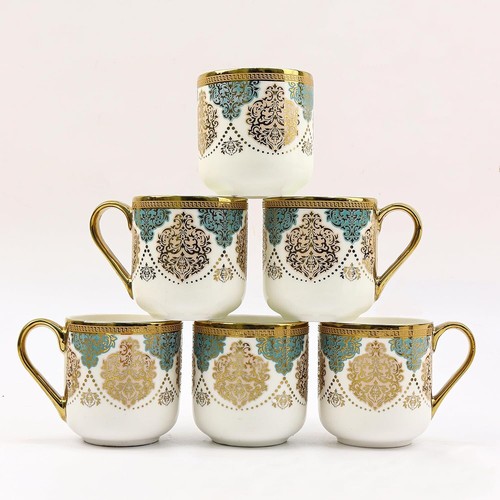 Ceramic Coffee & Tea Cup Set of 6, 180 ML - Picture 6 of 6