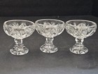 Set of 3 Vtg Crystal Footed Salt Cellars — photo 4