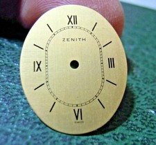 QUADRANTE PER OROLOGIO DA POLSO " ZENITH " NUMERI ROMANI OVALE - NUOVO -