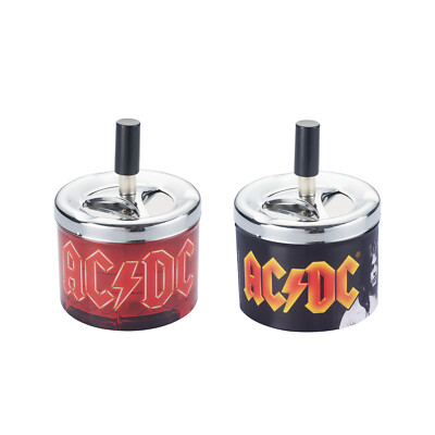 AC/DC Metallaschenbecher Push Aschenbecher - Pwer up oder Highway to Hell ACDC