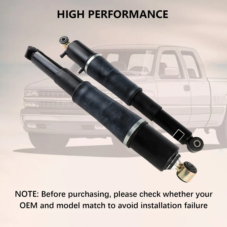 Front&Rear Air Shocks Struts+Compressor for Cadillac Escalade GMC Suburban Yukon - Image 4 of 4