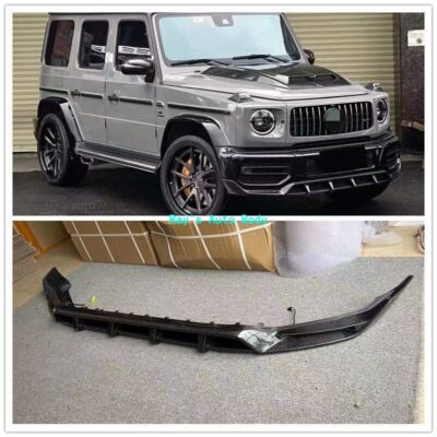 Fits For Mercedes Benz G Class W464 G63 Carbon Fiber Front Bumper Lip TC Style