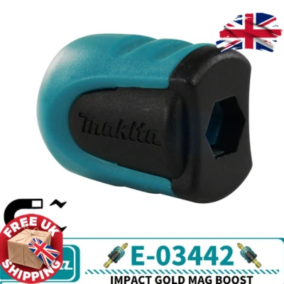 Makita E-03442 Mag Boost Impact Premier Magnetic Hex Holder 1/4" Adapter Bit"