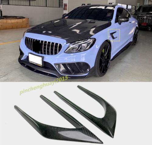 For Benz C-Class AMG C63 Coupe Dry Carbon Air Vent Hood Intake