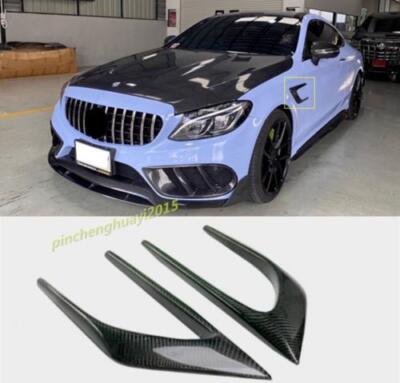 For Benz C-Class AMG C63 Coupe Dry Carbon Air Vent Hood Intake