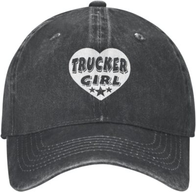 Trucker Girl Baseball Cap Fashion Baseball Cap Dad Trucker Hat Adjustable Unisex