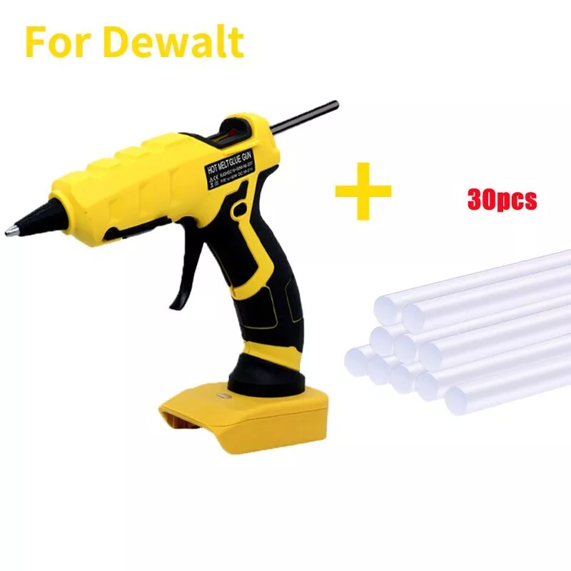 Cordless Hot Melt Glue Gun For Dewalt 20V Battery Electric Repair