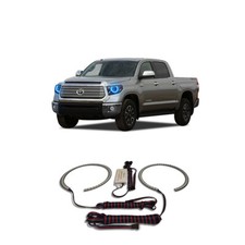 Bright Blue Angel Eye Headlight Halo Kit For Toyota Tundra 14-16
