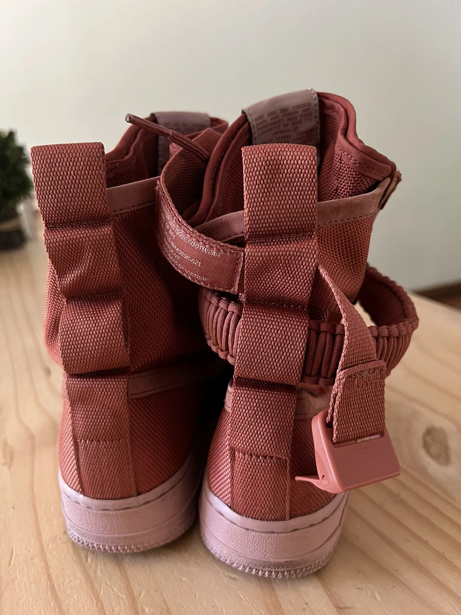 Peach high top air force deals ones