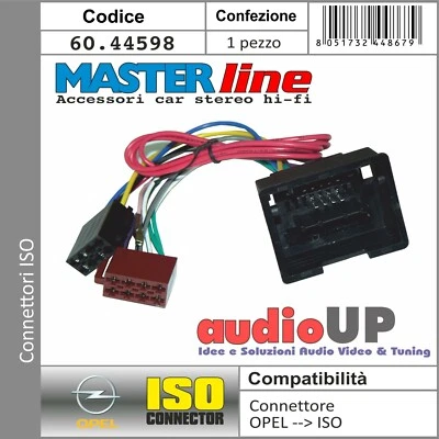 Connecteur Radio Original A Iso Altop + Aliment. Chevrolet Orlando De 2011 IN - Photo 1/2