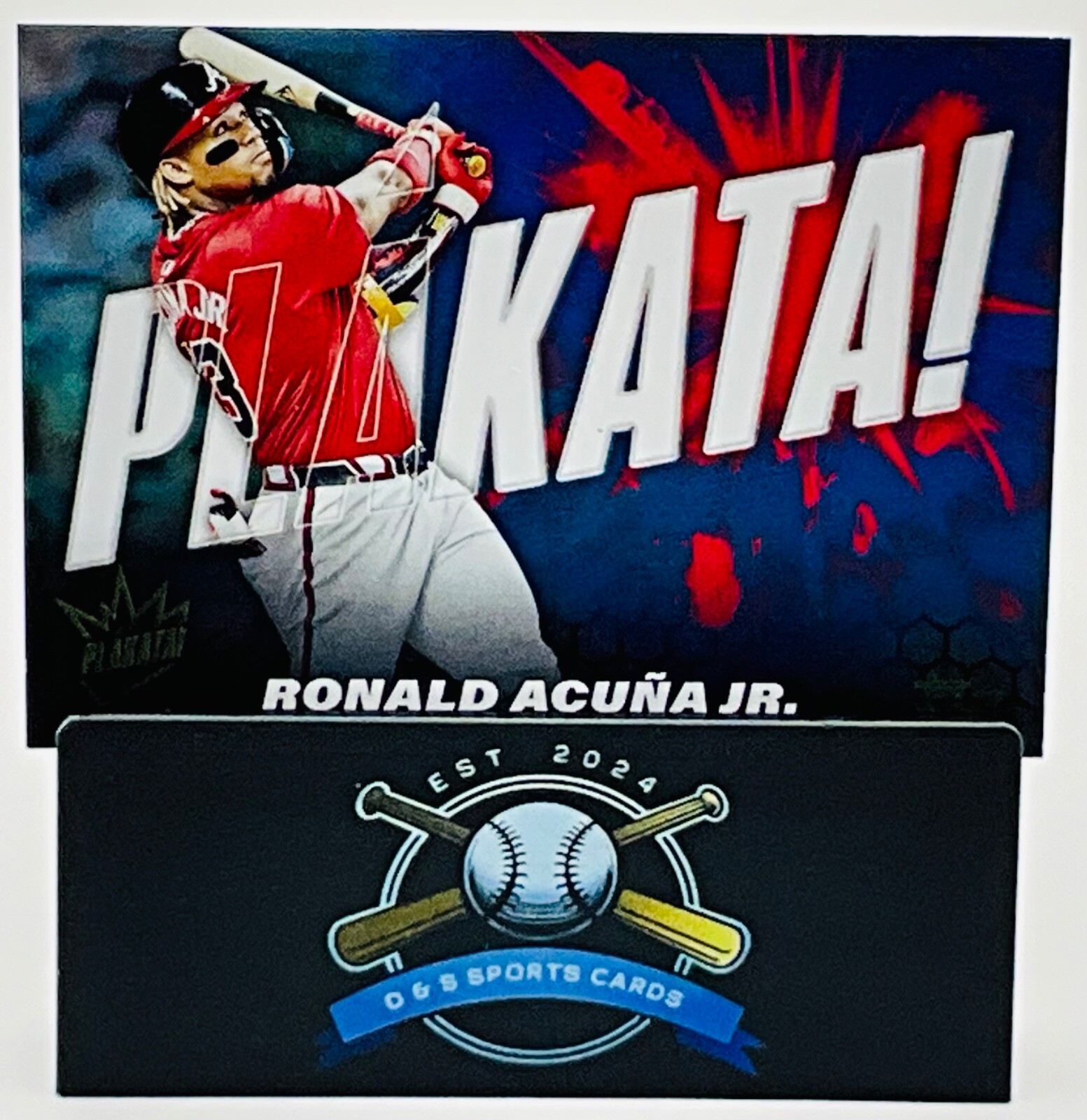 2025 Topps Series 1 Ronald Acuna Jr. Plakata! SSP PLAK-3 Braves