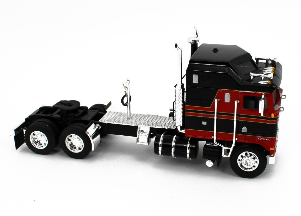 2023 DCP 1:64 BLACK & RED Kenworth K-100 COE w/53' CHROME Utility