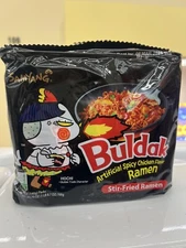 3 Samyang Buldak Spicy Ramen Hot Chicken Ramen Korean Stir-Fried Instant Noodle
