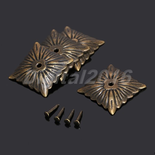 100PCS Antique Bronze Square Upholstery Tacks Furniture Decorative