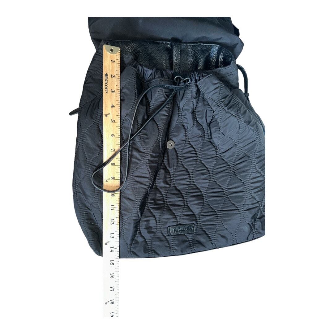 Fabletics Black Quilted Backpack - image 9