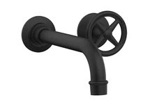 Phylrich 220-15/040 Wall Mount Single Handle Bathroom Faucet MATTE BLACK New