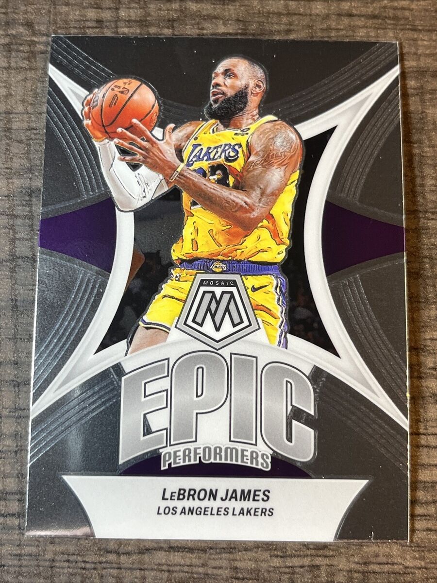 2023-24 Panini Mosaic Epic Performers #2 LeBron James Lakers 2023-24 Panini Mosaic Epic Performers #2 LeBron James Lakers